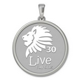 Sterling Silver Custom Pendant, 3/4" X 1.7mm Sterling Silver Custom Pendant, 3/4" X 1.7mm Sterli